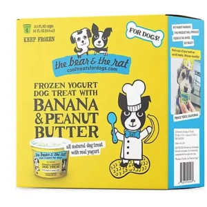 The Bear &The Rat Cool Treats For Dogs Banana &Peanut Butter - Pet Home | The Perfect Pet Supplies Shopping Experience