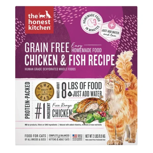 The Honest Kitchen, Adult Feline - GF Chicken & Fish - 0.90 kg - Freeze Dried Cat Food - Pet Home | The Perfect Pet Supplies Shopping Experience