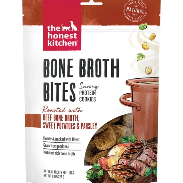 The Honest Kitchen, Bone Broth Bites, Beef - Dog Treat - Pet Home | The Perfect Pet Supplies Shopping Experience