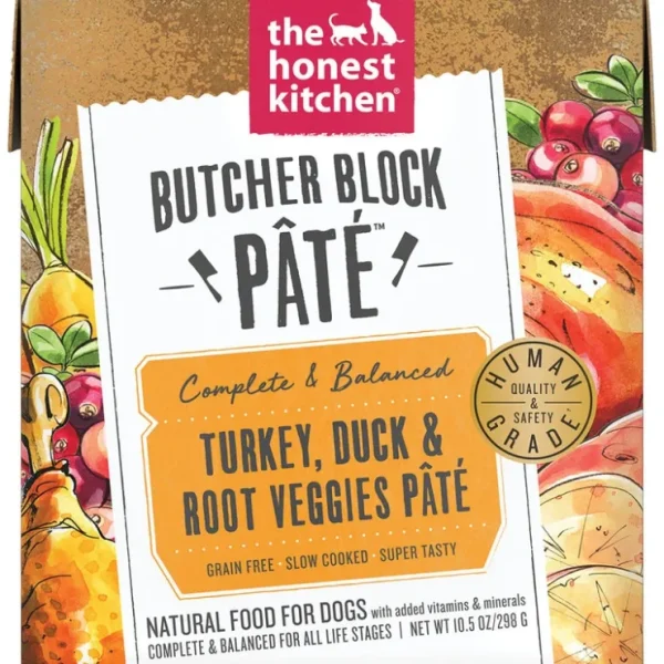 The Honest Kitchen, Butcher Block Pate, Turkey & Duck - Wet Dog Food - Pet Home | The Perfect Pet Supplies Shopping Experience