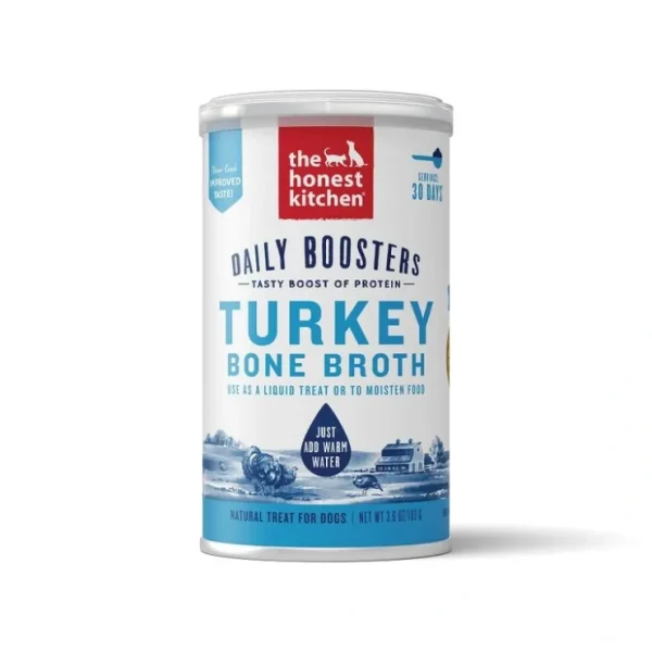 The Honest Kitchen Daily Boosters Turkey Bone Broth for Dogs and Cats - Pet Home | The Perfect Pet Supplies Shopping Experience
