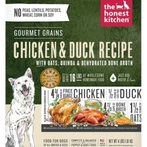 The Honest Kitchen, Gourmet Grains, Chicken & Duck Recipe - Pet Home | The Perfect Pet Supplies Shopping Experience