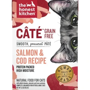 The Honest Kitchen, Grain Free Salmon & Cod Pate - Wet Cat Food - Pet Home | The Perfect Pet Supplies Shopping Experience