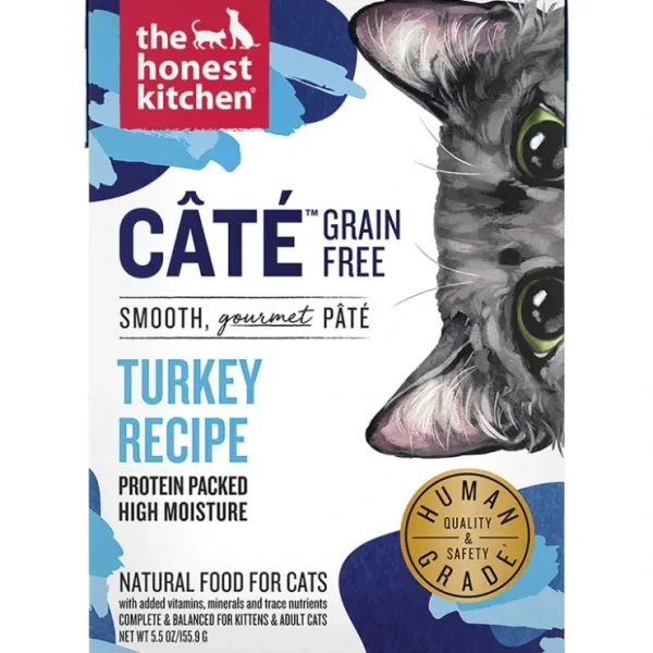 The Honest Kitchen, Grain Free Turkey Pâté - Wet Cat Food - Pet Home | The Perfect Pet Supplies Shopping Experience