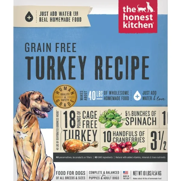 The Honest Kitchen, Grain Free Turkey Recipe - Pet Home | The Perfect Pet Supplies Shopping Experience