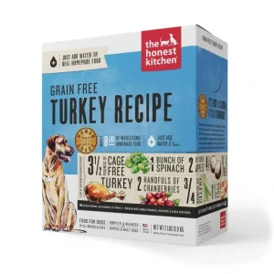 The Honest Kitchen Grain Free Turkey Recipe Dehydrated Dog Food (10-lb, Makes 40 lbs of food) - Pet Home | The Perfect Pet Supplies Shopping Experience