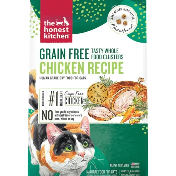 The Honest Kitchen, Grain Free Whole Food Clusters, Chicken Recipe - Pet Home | The Perfect Pet Supplies Shopping Experience