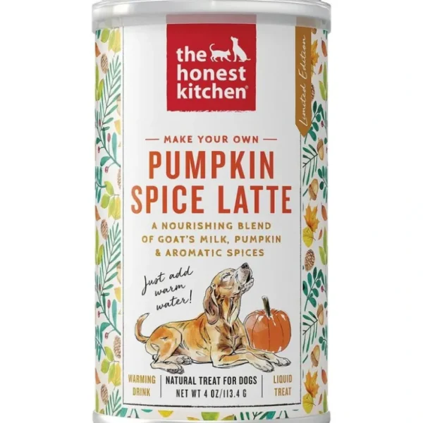 The Honest Kitchen Instant Pumpkin Spice Latte Holiday Treat for Cats and Dogs - Pet Home | The Perfect Pet Supplies Shopping Experience