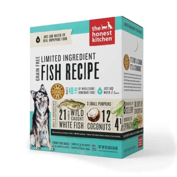 The Honest Kitchen Limited Ingredient Fish Recipe Dehydrated Dog Food - Pet Home | The Perfect Pet Supplies Shopping Experience