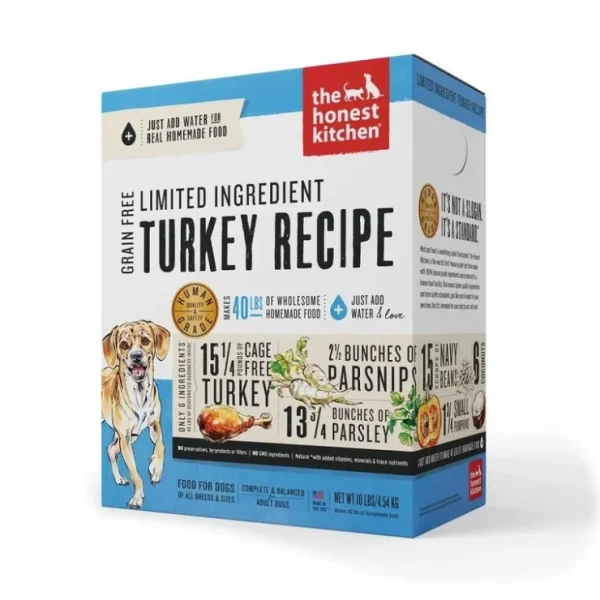 The Honest Kitchen Limited Ingredient Turkey Recipe Dehydrated Dog Food - Pet Home | The Perfect Pet Supplies Shopping Experience
