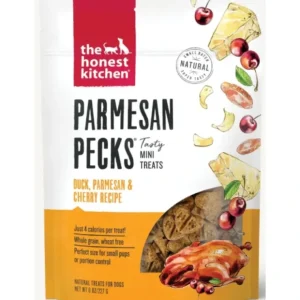 The Honest Kitchen Parmesan Pecks - Duck, Parmesan &Cherry Recipe Dog Treats - Pet Home | The Perfect Pet Supplies Shopping Experience