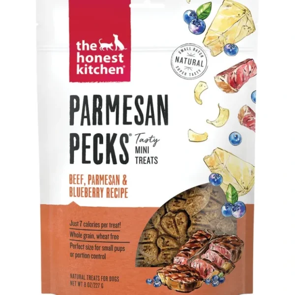 The Honest Kitchen, Parmesan Pecks, Beef & Blueberry - Dog Treat - Pet Home | The Perfect Pet Supplies Shopping Experience