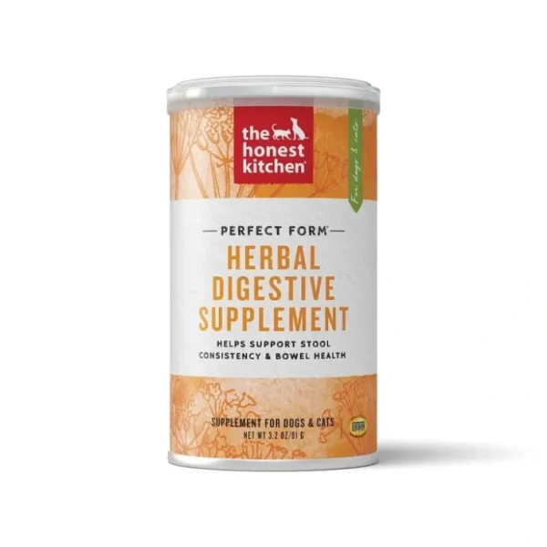The Honest Kitchen Perfect Form Herbal Digestive Supplement for Dogs and Cats (3.2-oz) - Pet Home | The Perfect Pet Supplies Shopping Experience