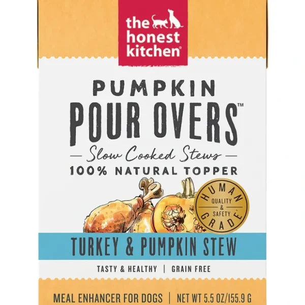 The Honest Kitchen, Pumpkin Pour Overs, Turkey Stew - Wet Dog Food - Pet Home | The Perfect Pet Supplies Shopping Experience