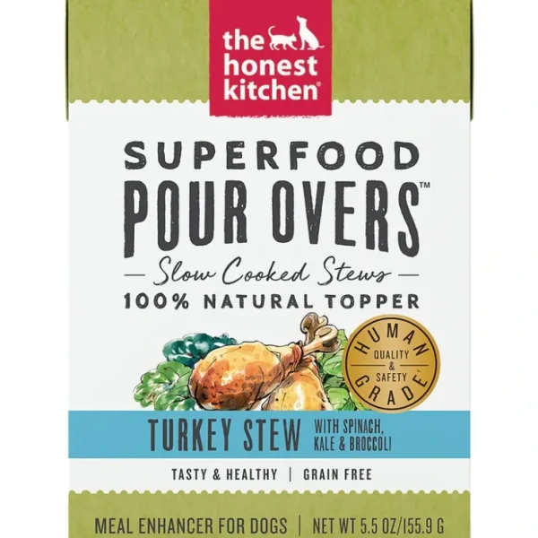 The Honest Kitchen, Superfood Pour Overs, Turkey with Spinach - Wet Dog Food - Pet Home | The Perfect Pet Supplies Shopping Experience