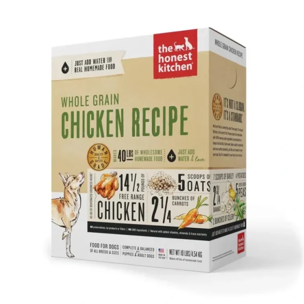 The Honest Kitchen Whole Grain Chicken Recipe Dehydrated Dog Food - Pet Home | The Perfect Pet Supplies Shopping Experience