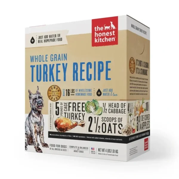 The Honest Kitchen Whole Grain Turkey Recipe Dehydrated Dog Food - Pet Home | The Perfect Pet Supplies Shopping Experience