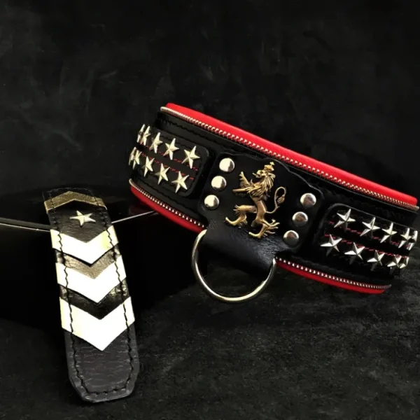 The unique "General" leather dog collar for big dogs - Pet Home | The Perfect Pet Supplies Shopping Experience