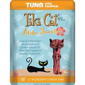 Tiki Cat Aloha Friends Grain Free Tuna with Pumpkin Cat Food Pouches - Pet Home | The Perfect Pet Supplies Shopping Experience