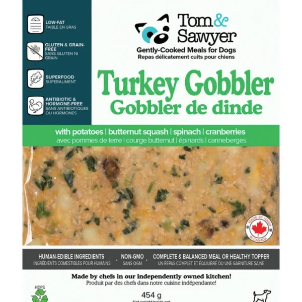 Tom&Sawyer, Turkey Gobbler Dinner - 454 g - Pet Home | The Perfect Pet Supplies Shopping Experience