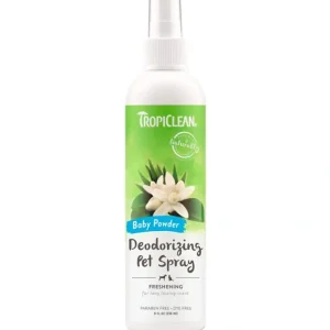 TropiClean Baby Powder Deodorizing Spray for Pets (8 oz) - Pet Home | The Perfect Pet Supplies Shopping Experience