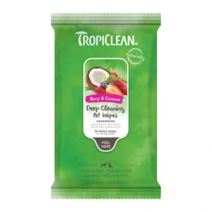 TropiClean Deep Cleaning Pet Wipes (100 Count) - Pet Home | The Perfect Pet Supplies Shopping Experience
