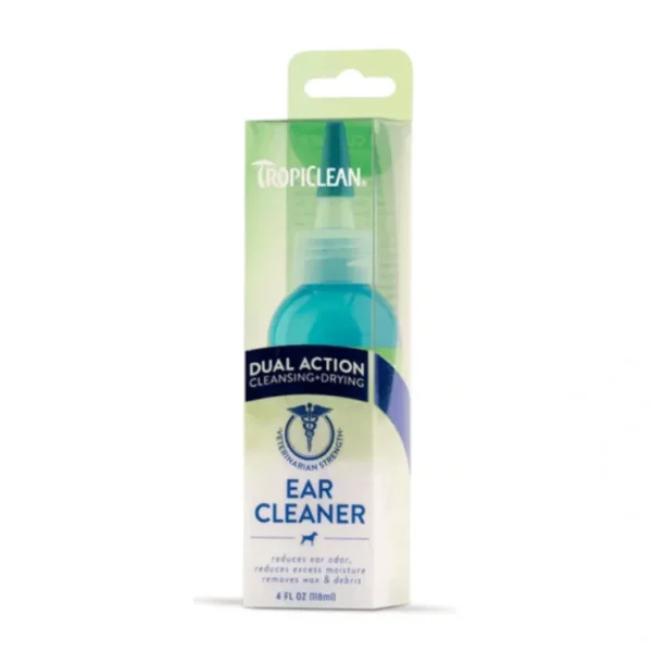 Tropiclean Dual Action Ear Cleaner 118ml - Pet Home | The Perfect Pet Supplies Shopping Experience