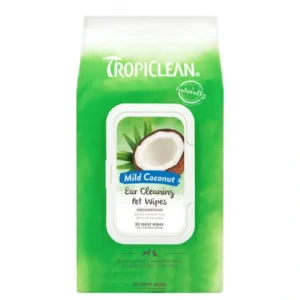 TropiClean Ear Wipes 50pk - Pet Home | The Perfect Pet Supplies Shopping Experience