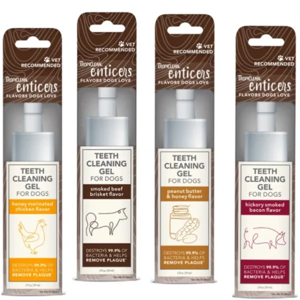 TropiClean Enticers Teeth Cleaning Gel For Dogs - Pet Home | The Perfect Pet Supplies Shopping Experience