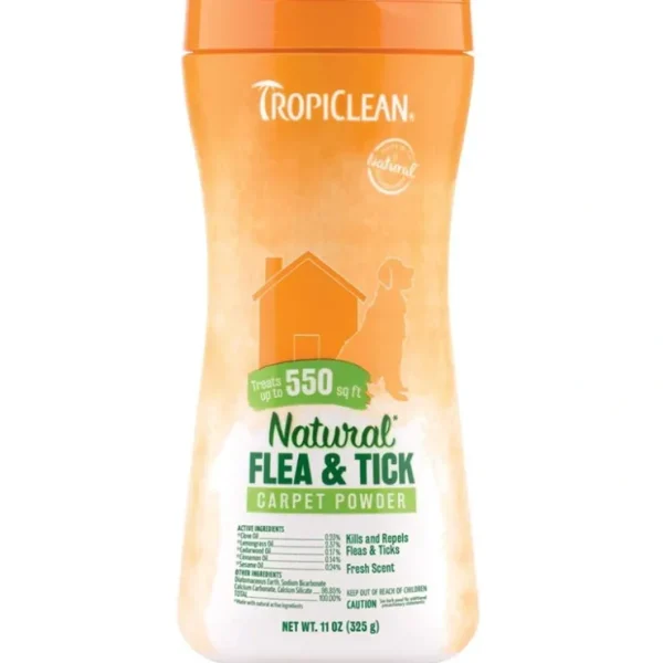 Tropiclean Flea and Tick Carpet &Pet Powder - Pet Home | The Perfect Pet Supplies Shopping Experience