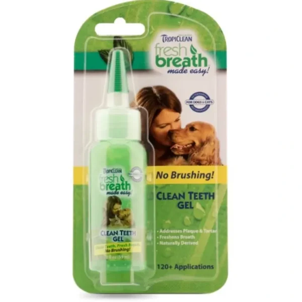 Tropiclean Fresh Breath Clean Teeth Gel for Dogs - Pet Home | The Perfect Pet Supplies Shopping Experience