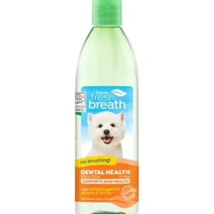 TropiClean Fresh Breath Dental Health Solution Supports Skin Health for Dogs - Pet Home | The Perfect Pet Supplies Shopping Experience