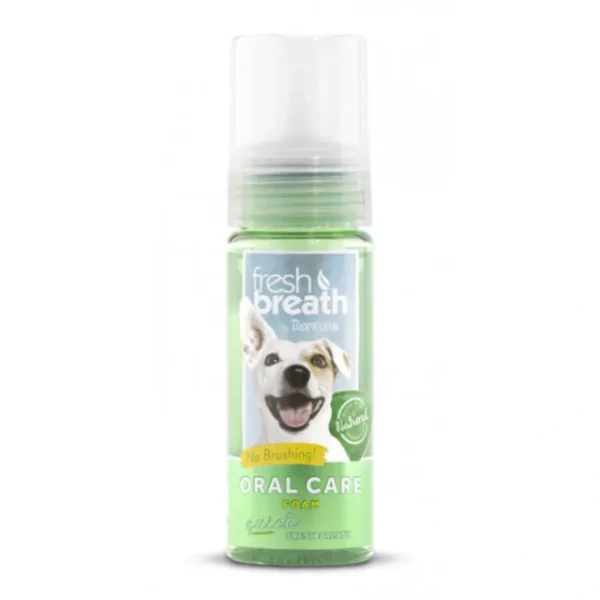 Tropiclean Fresh Breath Mint Foam 133ml - Pet Home | The Perfect Pet Supplies Shopping Experience