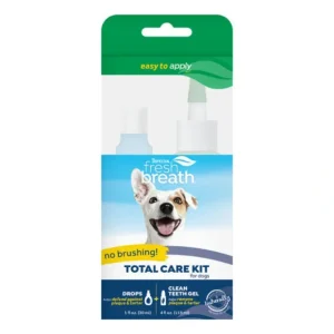 TropiClean Fresh Breath No Brushing Total Care Clean Teeth &Oral Care Gel Kit - Pet Home | The Perfect Pet Supplies Shopping Experience