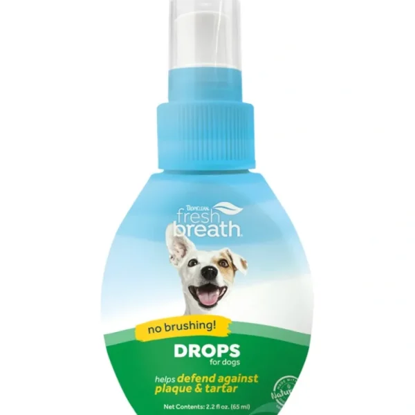 TropiClean Fresh Breath Oral Care Drops for Dogs - Pet Home | The Perfect Pet Supplies Shopping Experience