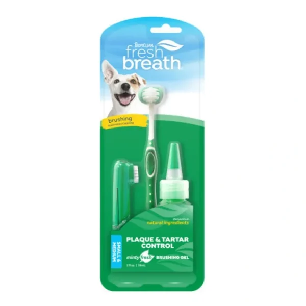 TropiClean Fresh Breath Oral Care Kit for Dogs - Pet Home | The Perfect Pet Supplies Shopping Experience