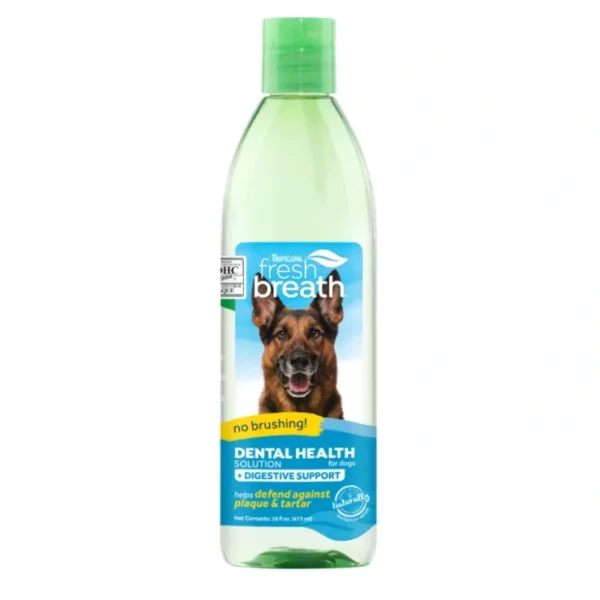 Tropiclean Fresh Breath Water Additive Plus Digestive Support for Dogs - Pet Home | The Perfect Pet Supplies Shopping Experience