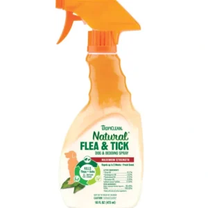 TropiClean Natural Flea & Tick Dog & Bedding Spray (16-oz) - Pet Home | The Perfect Pet Supplies Shopping Experience