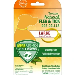 TropiClean Natural Flea & Tick Repellent Collar - Pet Home | The Perfect Pet Supplies Shopping Experience