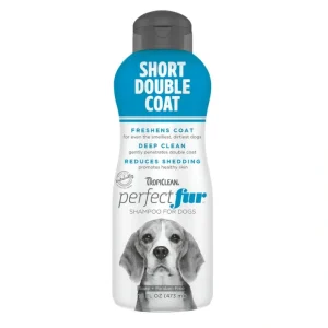 TropiClean Perfect Fur Short Double Coat Shampoo for Dogs (16 oz) - Pet Home | The Perfect Pet Supplies Shopping Experience