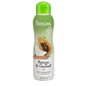TropiClean Shampoo & Conditioner Papaya & Coconut Luxury 2-in-1 355mL - Pet Home | The Perfect Pet Supplies Shopping Experience