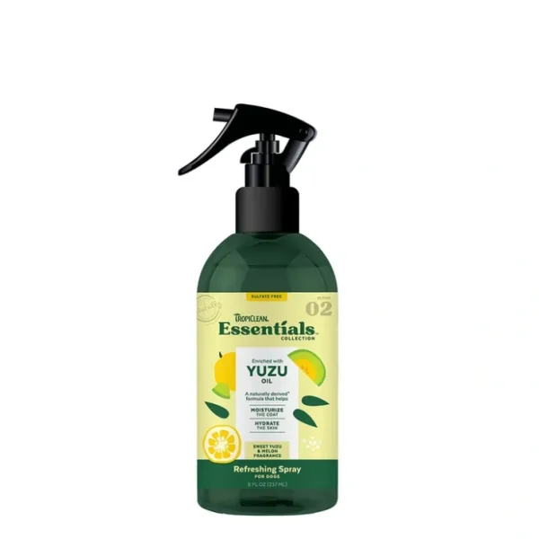 TropiClean Yuzu Oil Refreshing Spray for Dogs - Pet Home | The Perfect Pet Supplies Shopping Experience