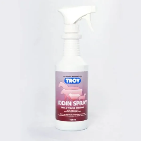 Troy Iodine Spray 500ml - Pet Home | The Perfect Pet Supplies Shopping Experience
