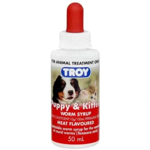 Troy Puppy and Kitten wormer 50ml - Pet Home | The Perfect Pet Supplies Shopping Experience