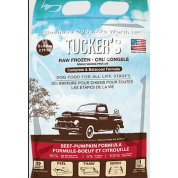 Tucker's Beef-Pumpkin Complete and Balanced Raw Diets for Dogs - Pet Home | The Perfect Pet Supplies Shopping Experience