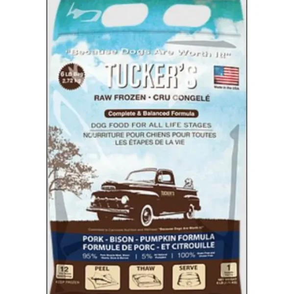 Tucker's Pork, Bison, Pumpkin Frozen Dog Food - Pet Home | The Perfect Pet Supplies Shopping Experience