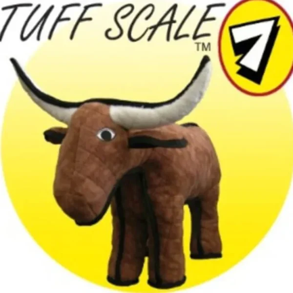 Tuffy Barnyard Series Bevo The Bull 45X15X30Cm - Tuff Scale 7 (No Squeaker) - Pet Home | The Perfect Pet Supplies Shopping Experience