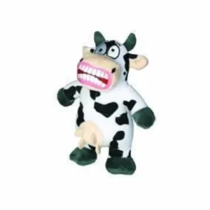 Tuffy Mighty Toy Jr Angry Animals Mad Cow 13X7.5Cm - Pet Home | The Perfect Pet Supplies Shopping Experience