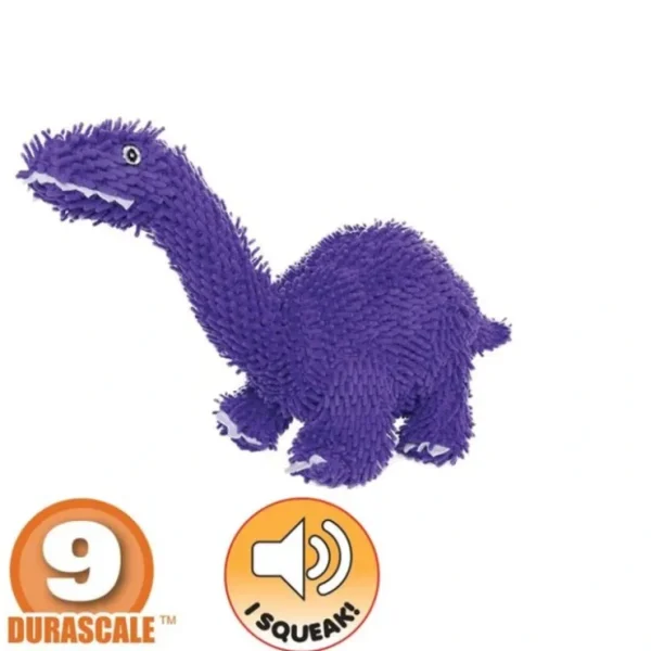 Tuffy Mighty Toy Microfiber Ball Med Brachiosaurus Purple 35X18X14Cm - Pet Home | The Perfect Pet Supplies Shopping Experience
