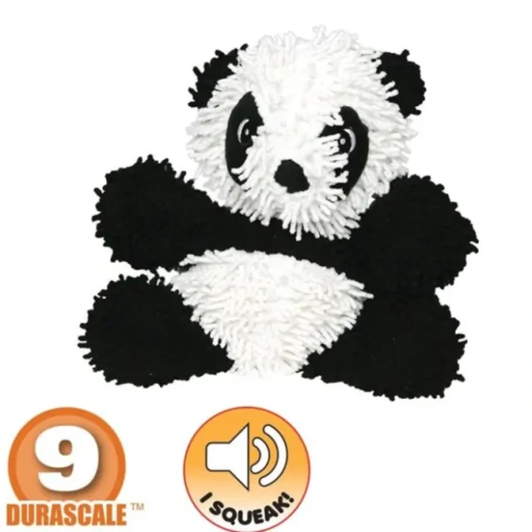 Tuffy Mighty Toy Microfiber Ball Med Panda 17X23X9Cm - Pet Home | The Perfect Pet Supplies Shopping Experience